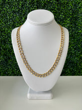 Load image into Gallery viewer, 14kt Cuban Diamond Cut Chain 9.5 mm 24&quot;
