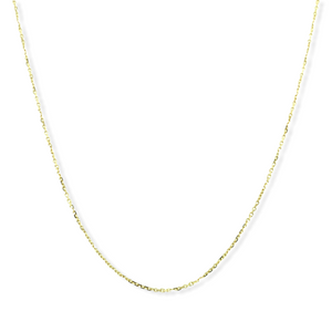 14k Gold Rolo Chain 16" 0.9 mm