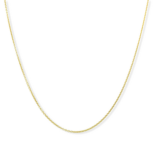 14k Gold Rolo Chain 18" 1.1 mm