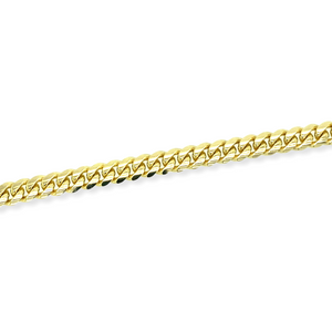 14k Solid Gold 5 mm Miami Cuban Bracelet