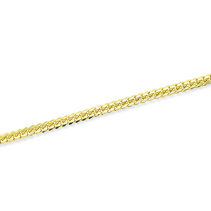 14k Solid Gold 4 mm Miami Cuban Bracelet