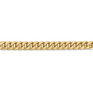 14k Gold Semi-Solid Miami Cuban Chain 6mm