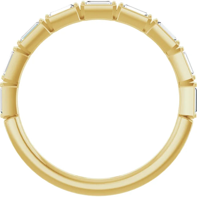 14K Yellow Gold 1/4 CTW Lab-Grown Diamond Anniversary Band