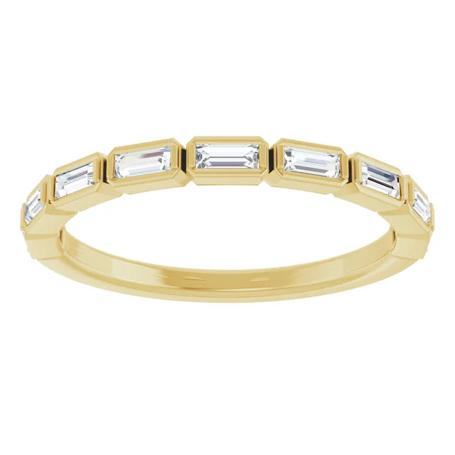14K Yellow Gold 1/4 CTW Lab-Grown Diamond Anniversary Band