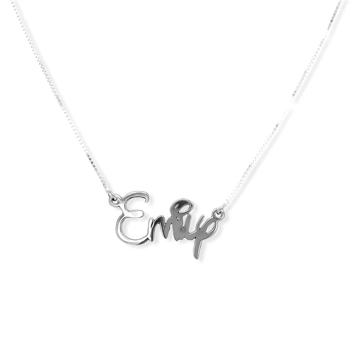 Sterling Silver Custom Name Necklace