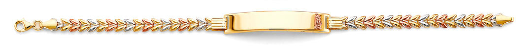 14K 3C Guadalupe ID Bracelet