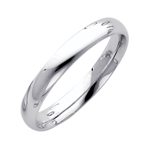 14KY 3mm Comfort Fit Wedding Band