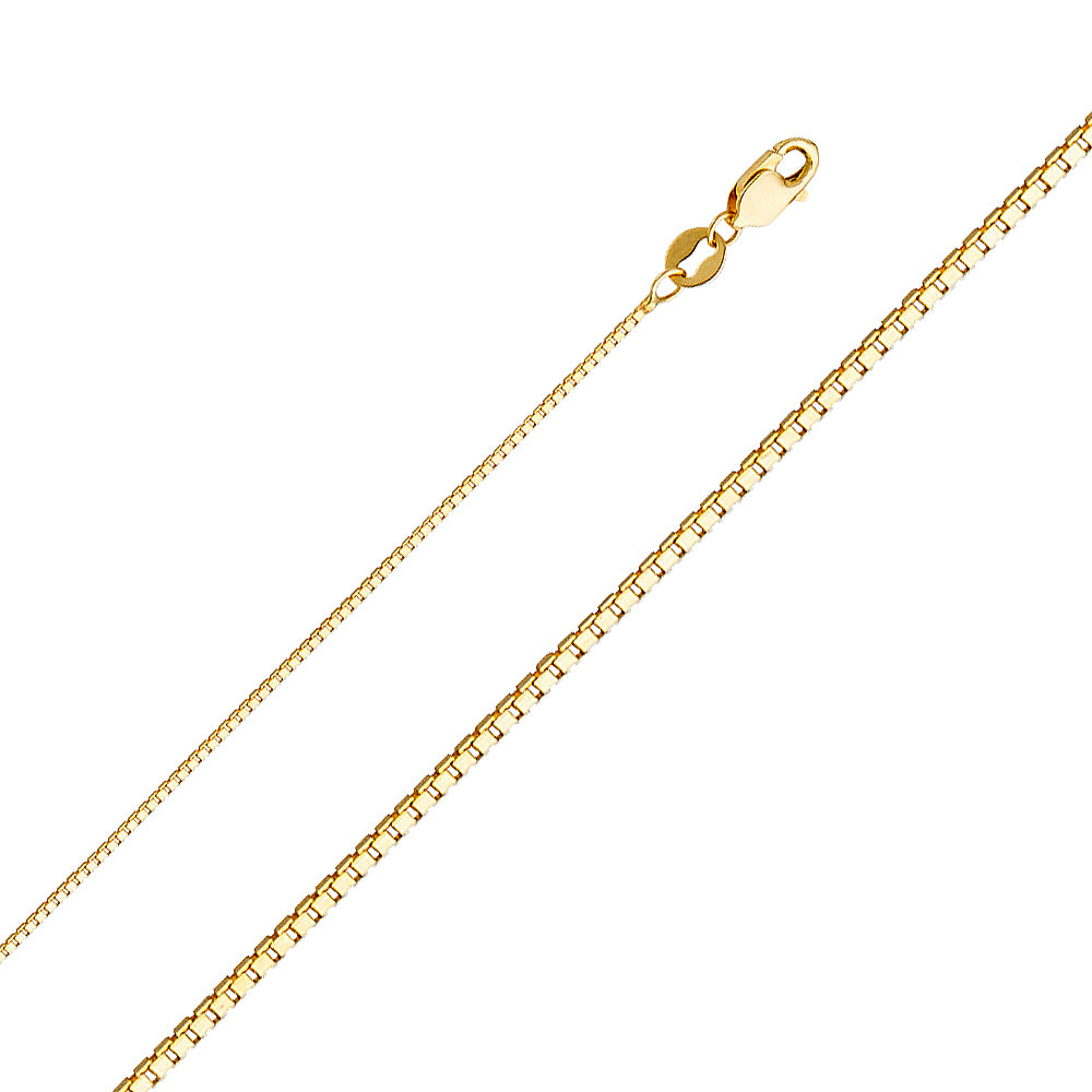 14KY 0.8mm Box Chain 18" inch