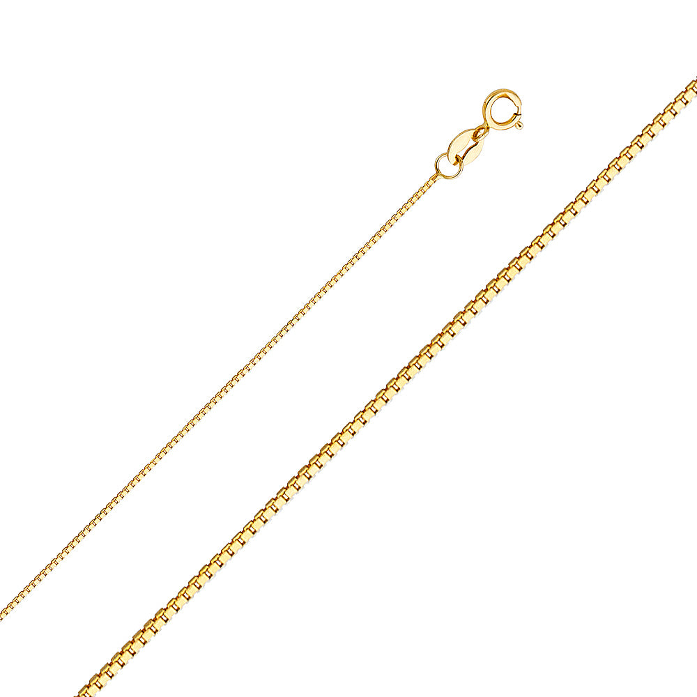 14KY 0.6mm Box Chain 18" inch