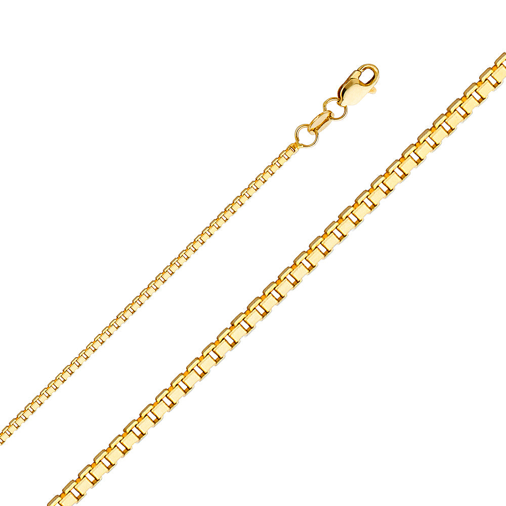 14KY 1.2mm Box Chain 18" inch