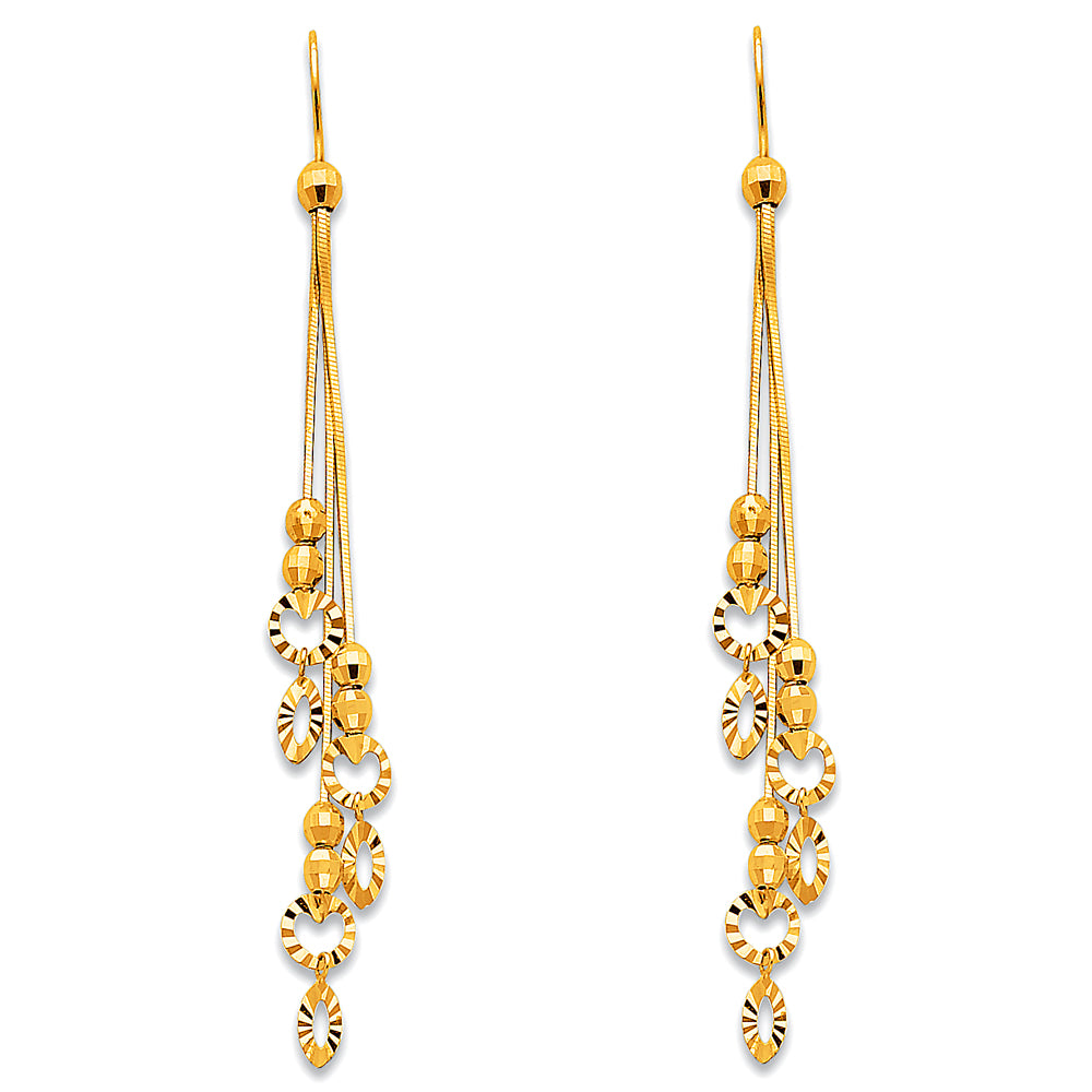 14KY Hanging Earring
