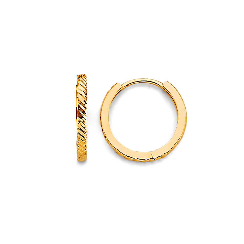 14KY Huggies DC Earrings