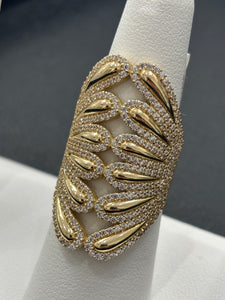 14kt Gold Fancy CZ Ladies Ring