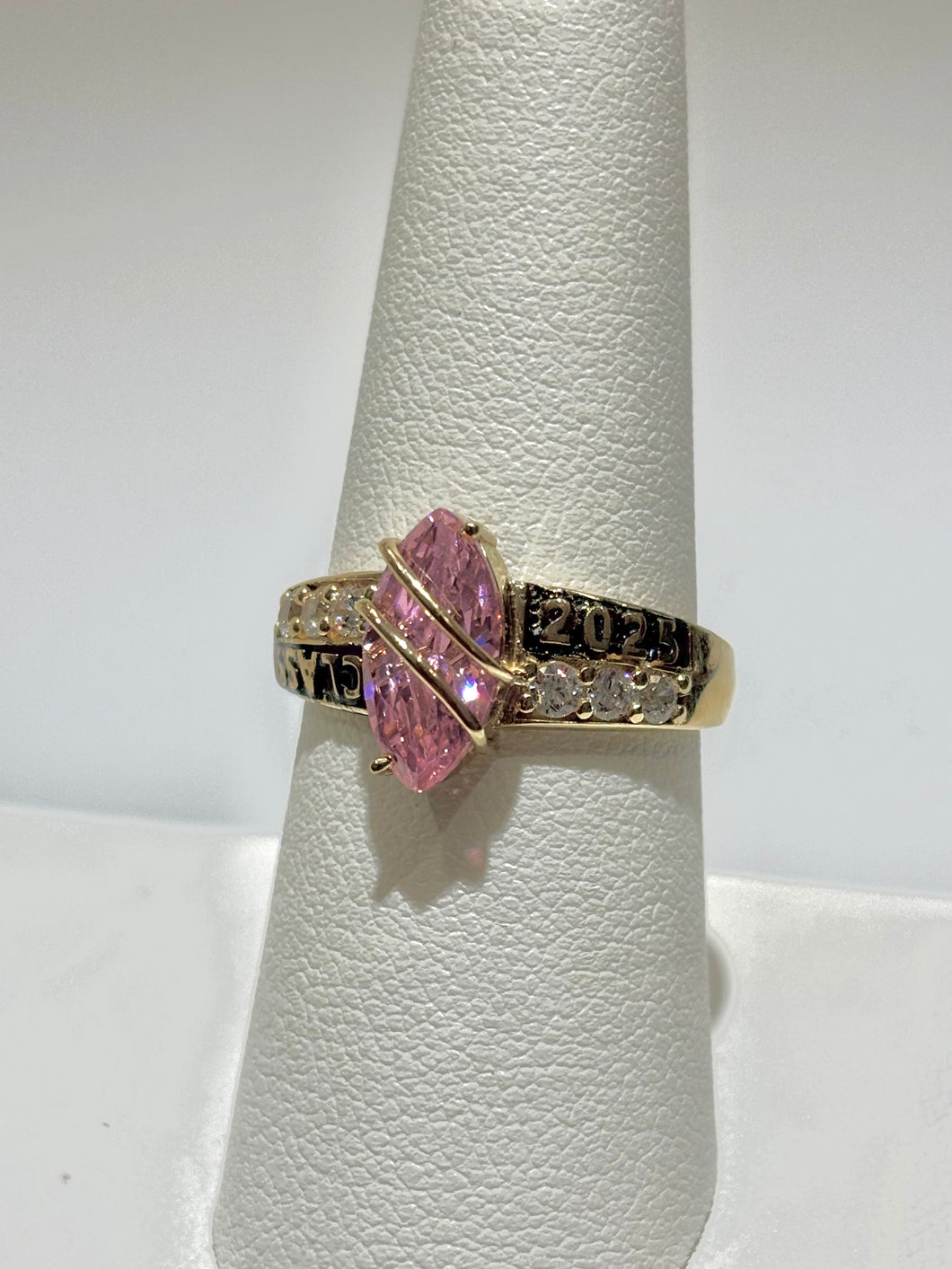 14kt Gold Class of 2025 Ladies Graduation Ring