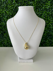 14kt Large Teardrop Necklace