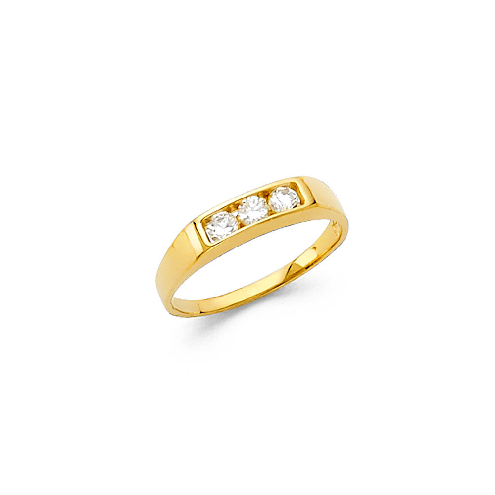 14KY Baby CZ Ring