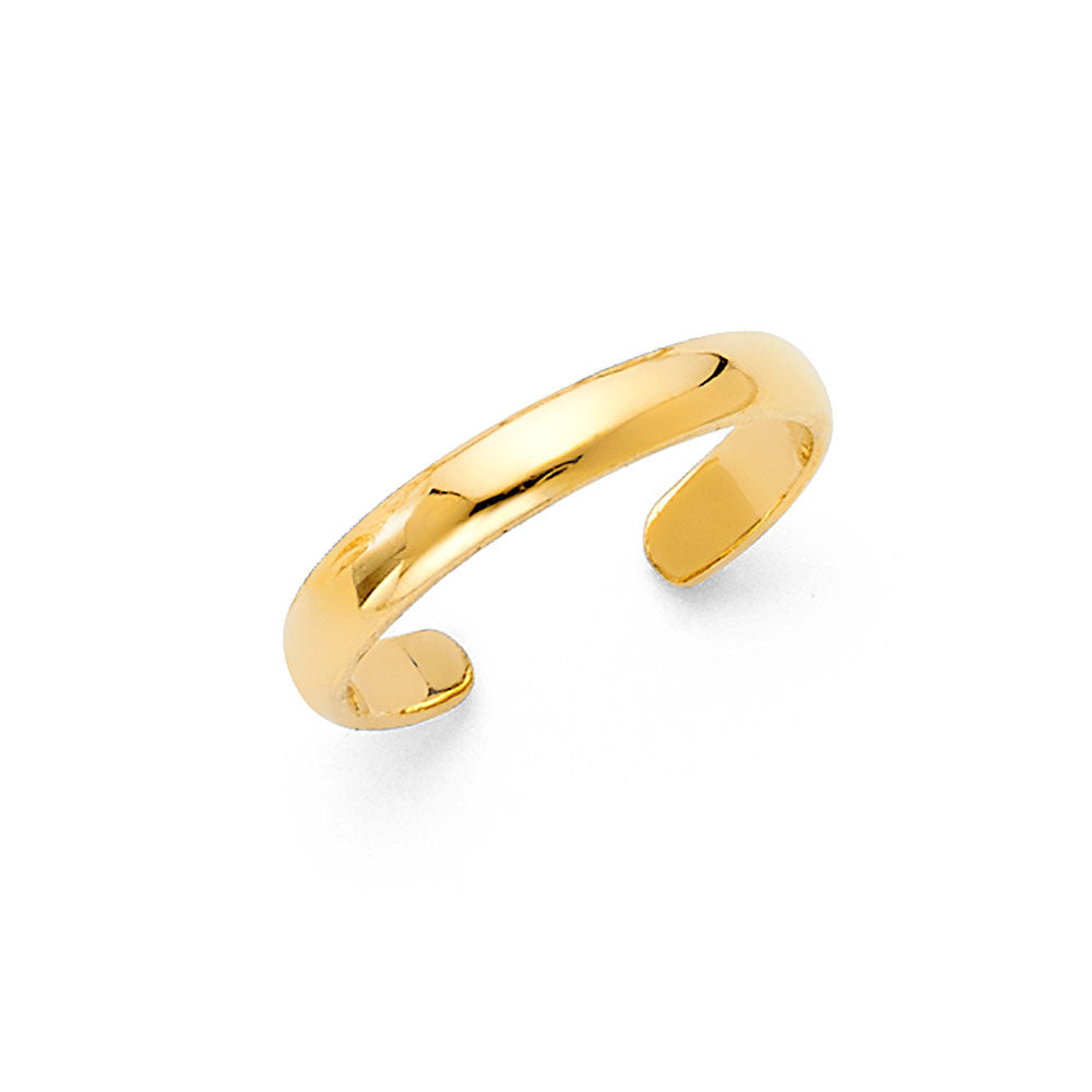 14KY Polished Toe Ring