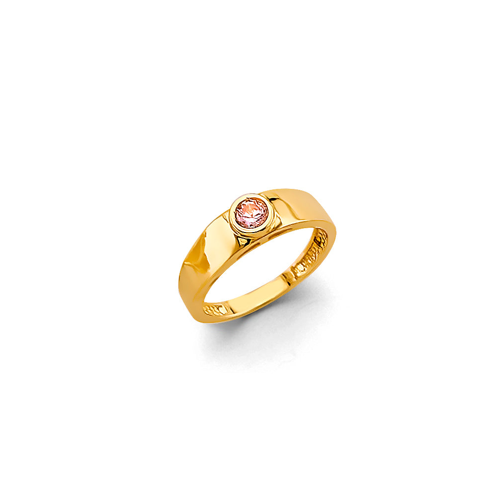 14KY CZ Babies Ring