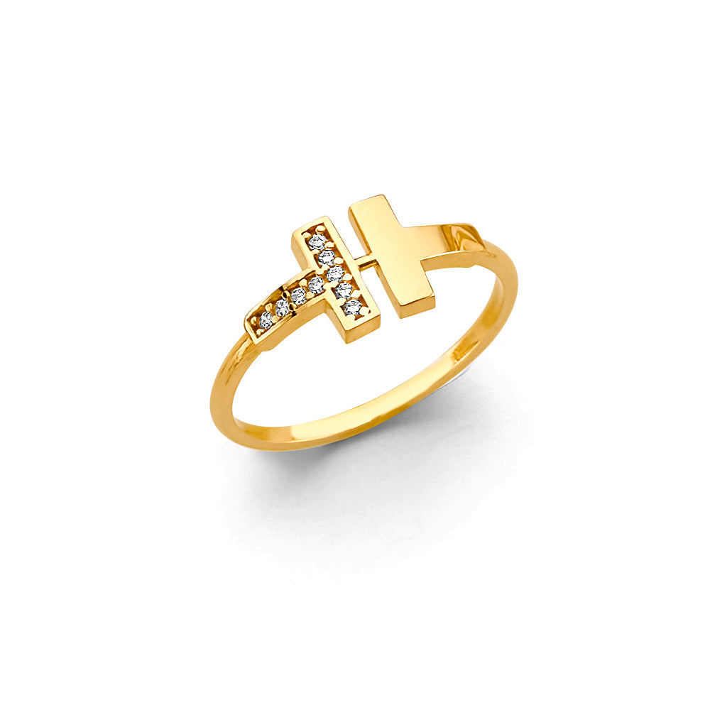14KY Fancy CZ Ring