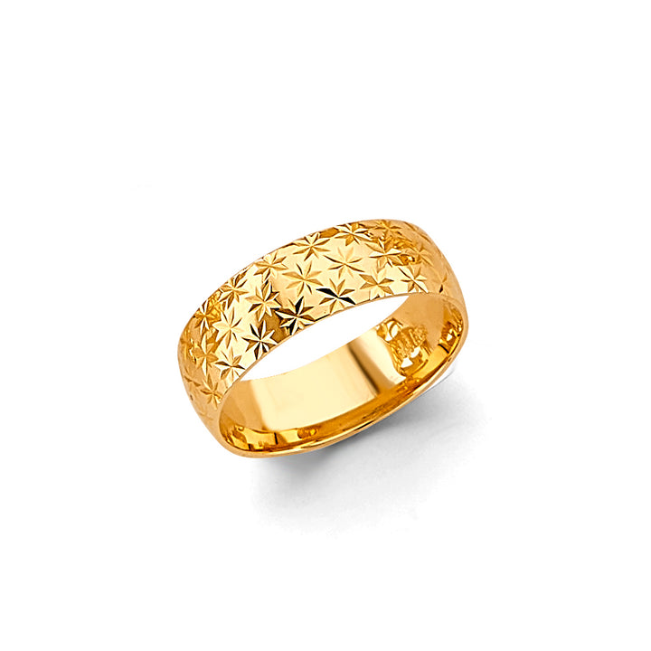 14KY 6mm DC Wedding Band (2 Pc Set)
