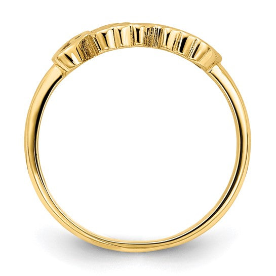 14kt Gold Custom Name Ring