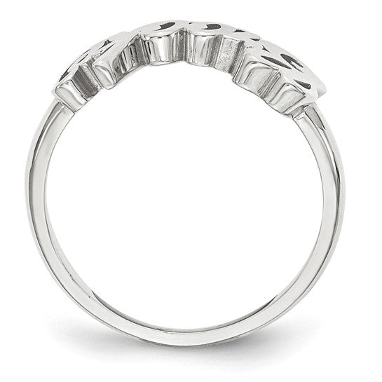 Sterling Silver (.925) Custom Name Ring