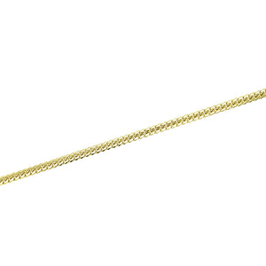 14k Solid Gold 2.5 mm Miami Cuban Bracelet