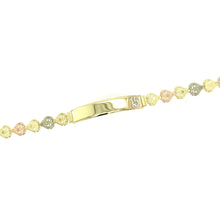 Load image into Gallery viewer, 14k Gold Tri-Color 15 Años Bracelet
