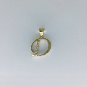 Letter D Initial Pendant