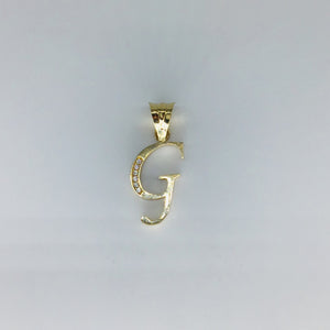 Letter G Initial Pendant