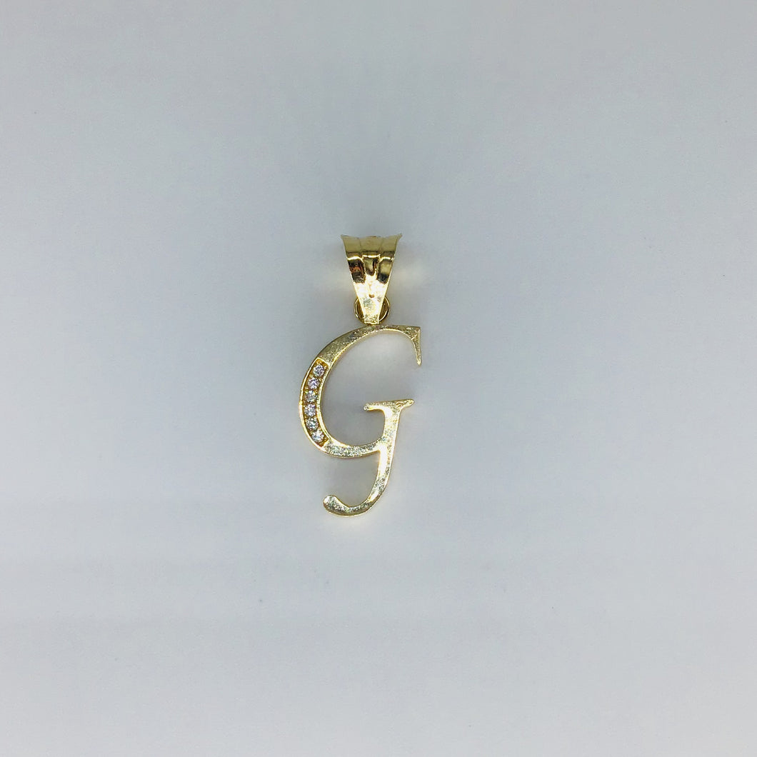 Letter G Initial Pendant