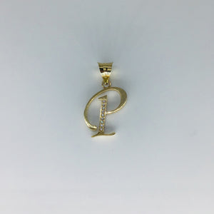 Letter P Initial Pendant