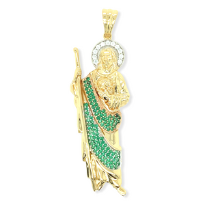 14k Gold San Judas Pendant