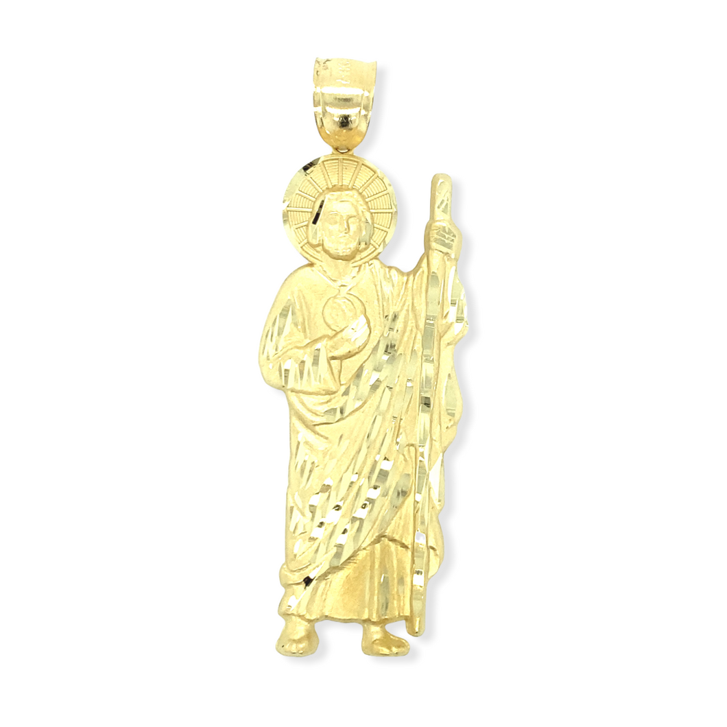 14k Gold San Judas Pendant