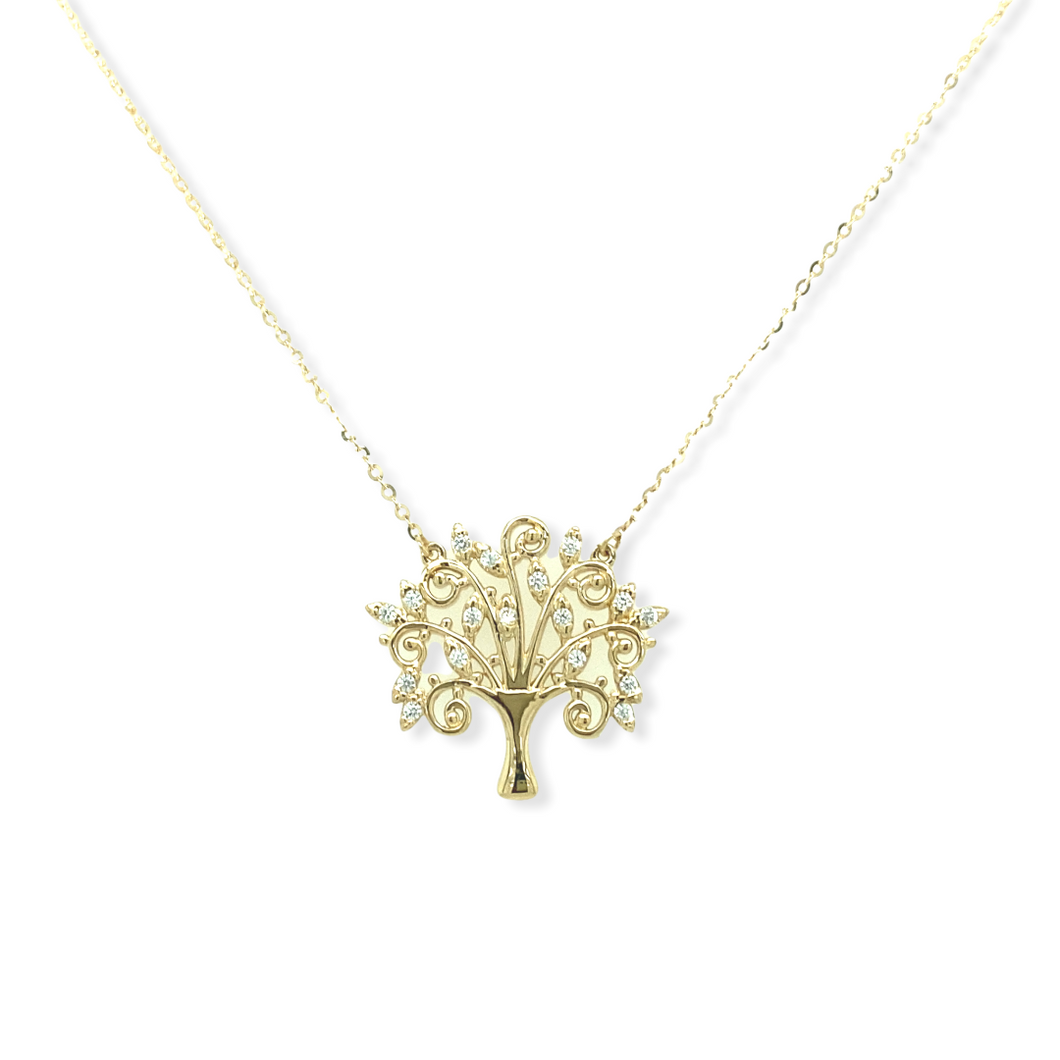 14k Gold Tree of Life Necklace