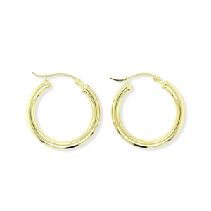 14k Gold Hoops