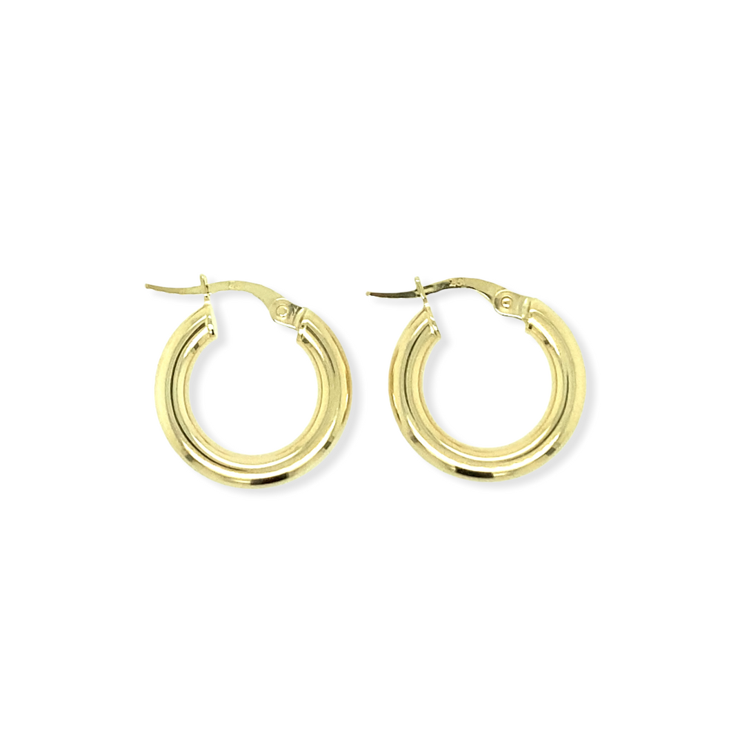 14k Gold Hoops