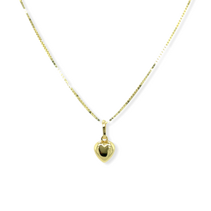 14k Gold Heart Necklace