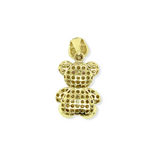 Load image into Gallery viewer, 14k Gold 3D Teddy Bear Pendant
