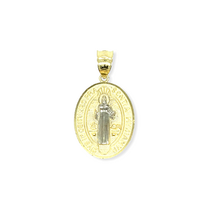 14k Gold Two-tone San Benito Pendant