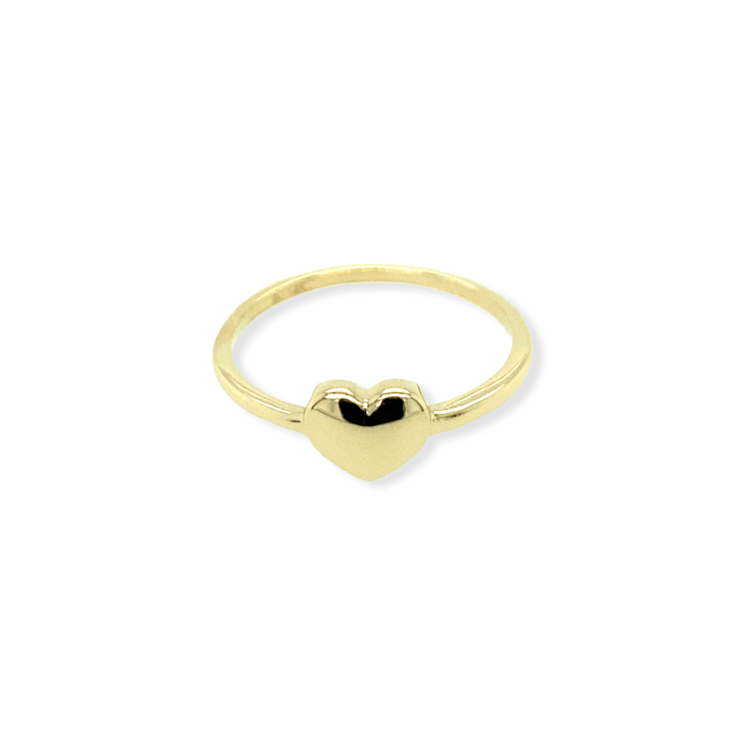 14k Gold Heart Ring