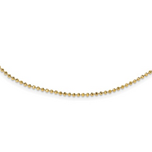 Load image into Gallery viewer, 14k Gold Beaded Adjustable With 3.5 in Ext. Choker
