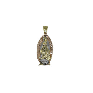 14k Gold Virgen de Guadalupe Pendant