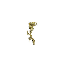 Load image into Gallery viewer, 14k Gold Rose Pendant
