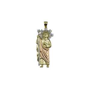 14k Tri-Color San Judas Pendant