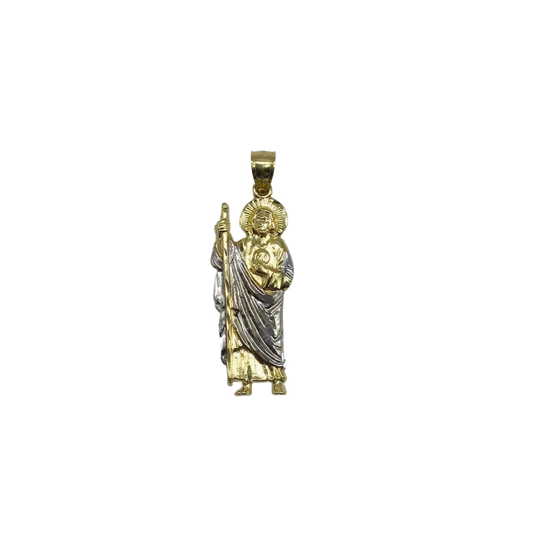 14k Gold San Judas Pendant